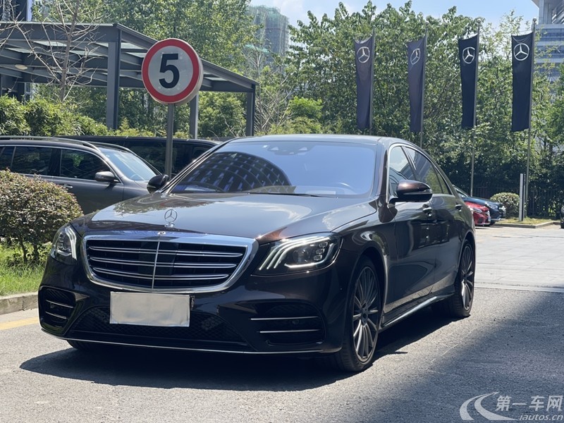 奔驰S级 S450L [进口] 2019款 3.0T 自动 汽油 