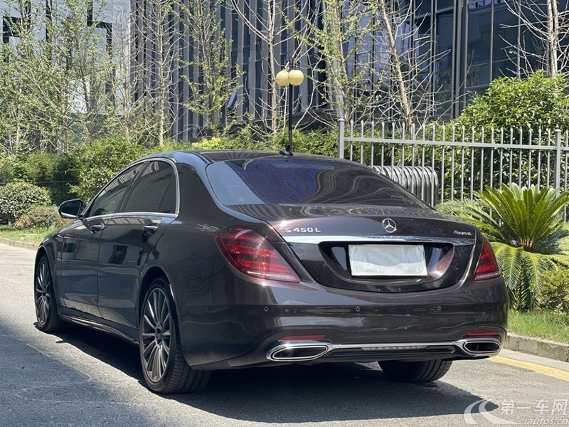 奔驰S级 S450L [进口] 2019款 3.0T 自动 汽油 