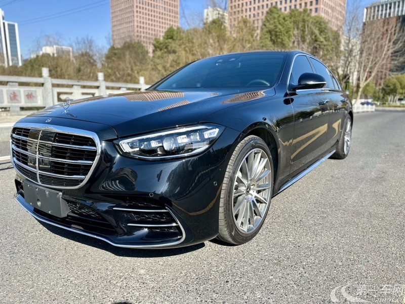 奔驰S级 S450L [进口] 2022款 2.5T 自动 汽油 改款 