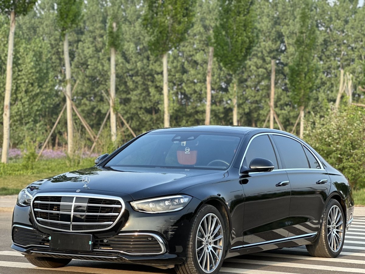 奔驰S级 S400L [进口] 2022款 2.5T 自动 汽油 改款商务型价格0万