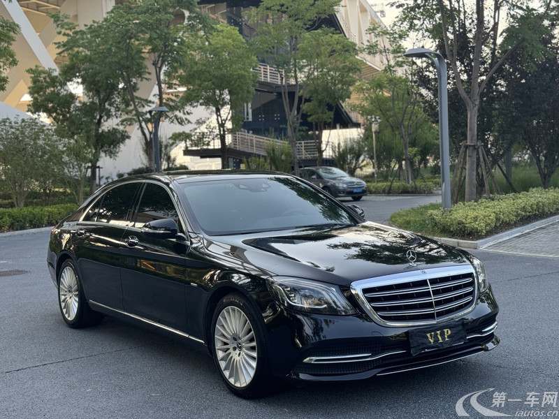 奔驰S级 S350L [进口] 2020款 3.0T 自动 汽油 商务型臻藏版 