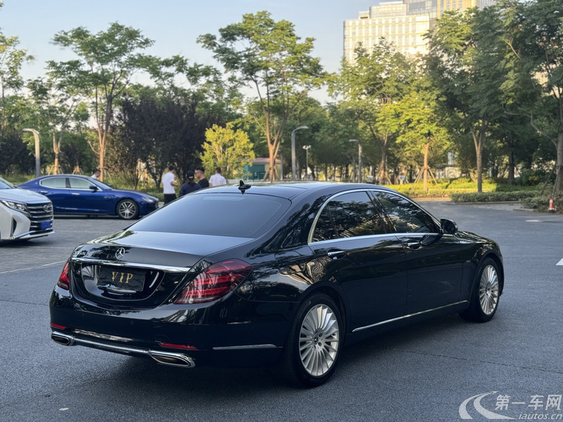 奔驰S级 S350L [进口] 2020款 3.0T 自动 汽油 商务型臻藏版 