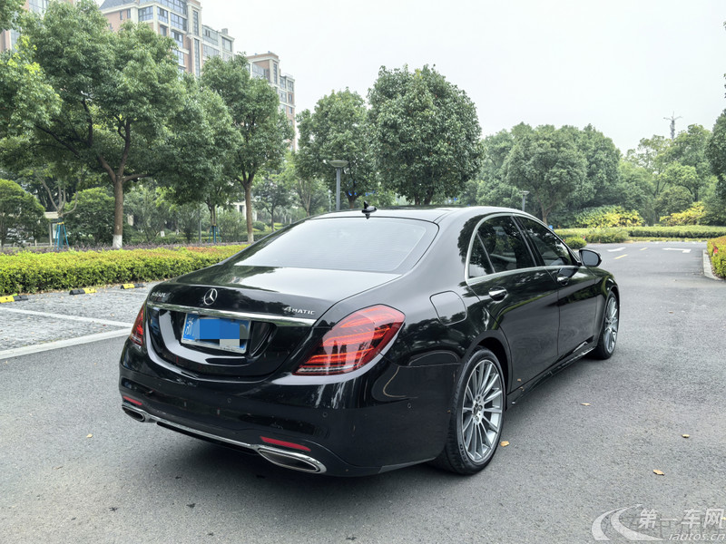 奔驰S级 S450 [进口] 2018款 3.0T 自动 汽油 加长版 