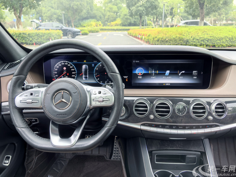 奔驰S级 S450 [进口] 2018款 3.0T 自动 汽油 加长版 