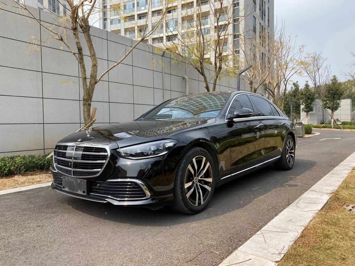 奔驰S级 S400L [进口] 2021款 3.0T 自动 汽油 商务型 价格0万