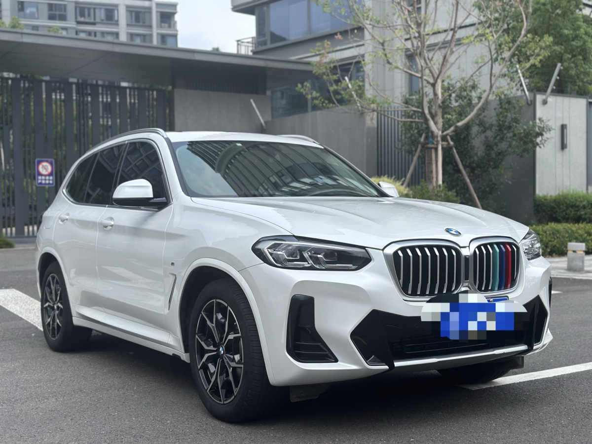 宝马X3 2022款 2.0T 自动 四驱 改款M运动套装 价格0万 
