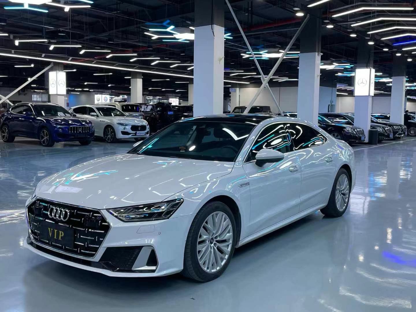 奥迪A7L 45TFSI 2023款 2.0T 自动 S二手车 二手line影武士版 价格0万